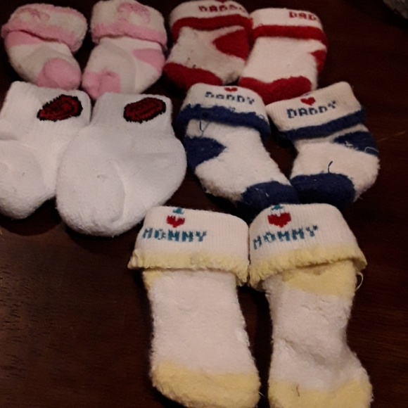 unidentified Other - 5 pairs Baby Socks